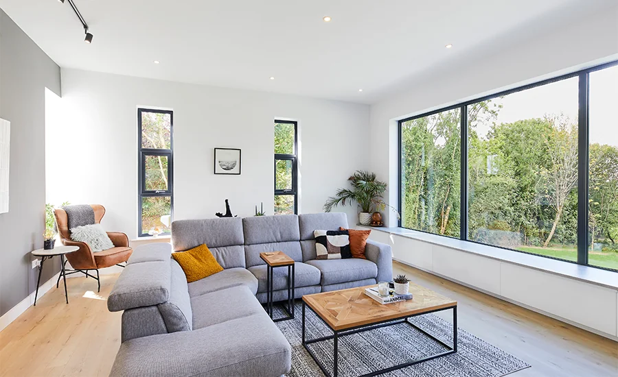 Large Picture Windows Modern Living Room Senator